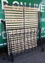 4ft 6" QUALITY HEAVY METAL SCROLL BED FRAME