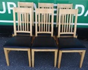 SET OF 6 MODERN DINING CHAIRS