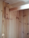 SOLID PINE SHABBY CHIC PAINTED WARDROBE