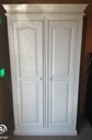 SOLID PINE SHABBY CHIC PAINTED WARDROBE