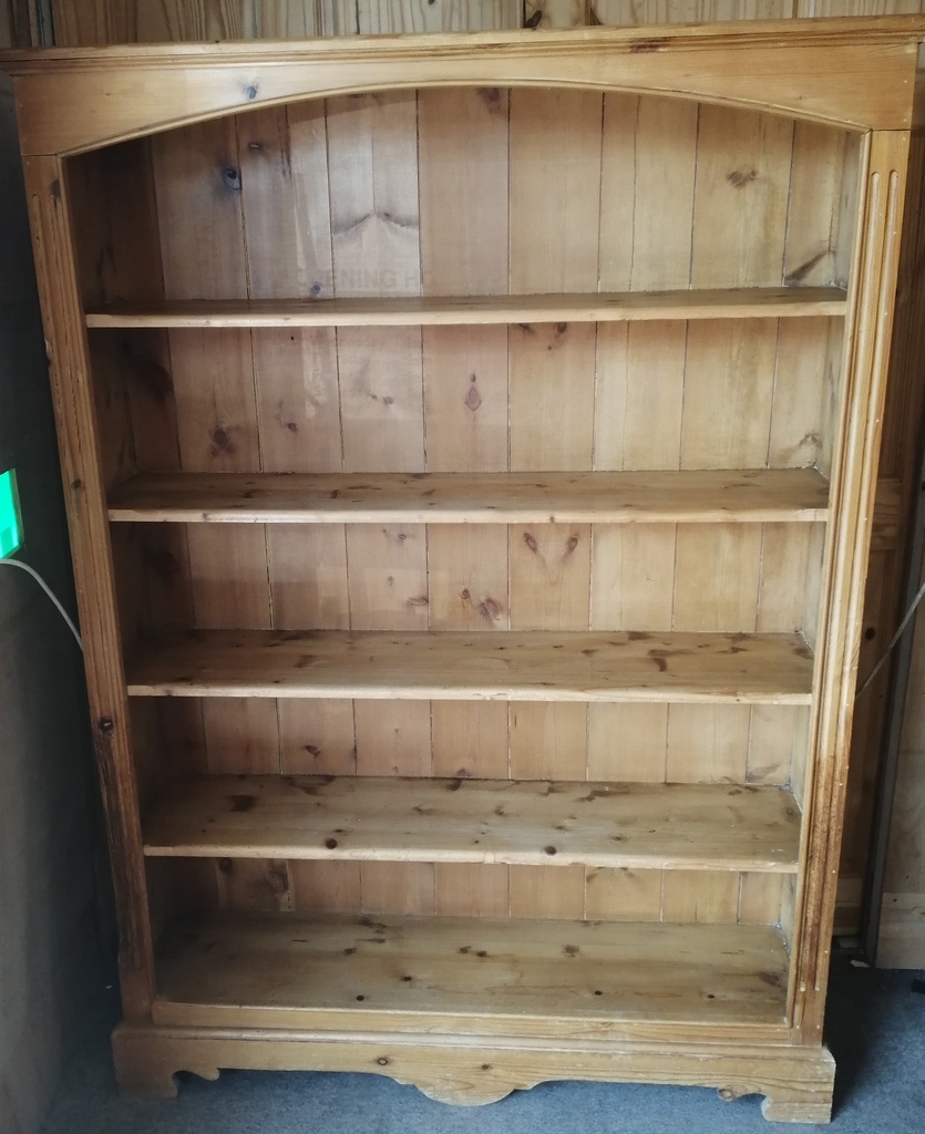 SOLID PINE BOOKCASE