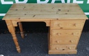 SOLID PINE FOUR DRAWER DESK / DRESSING TABLE