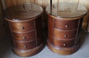 STUNNING PAIR OF WILLIS AND GAMBIER 3 DRAWER BEDSIDE / SIDE TABLE CHESTS