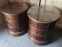 STUNNING PAIR OF WILLIS AND GAMBIER 3 DRAWER BEDSIDE / SIDE TABLE CHESTS