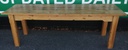 LOVELY LONG NARROW OLD PINE DINING TABLE
