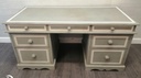 STUNNING PINE PAINTED PEDESTAL DESK