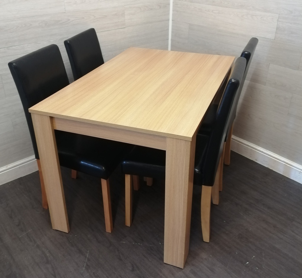 Modern table and chair set