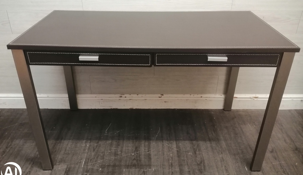MODERN LEATHER STYLE DESK FROM JOHN LEWIS