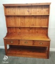 Lovely large  pine display dresser