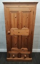 QUALITY NEAT SINGLE DOOR PINE WARDROBE