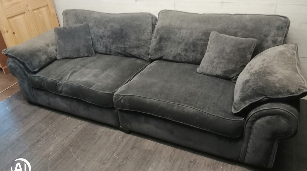 large Grey Four Seater Sofa