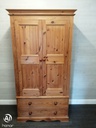 SOLID PINE WARDROBE WITH DRAWERS