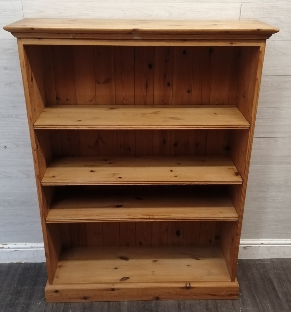 QUALITY SOLID PINE BOOKCASE