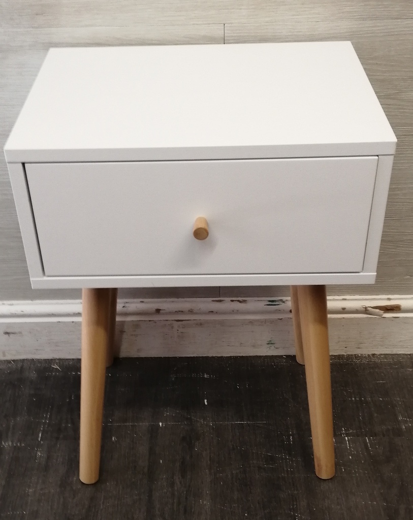 MODERN WHITE BEDSIDE