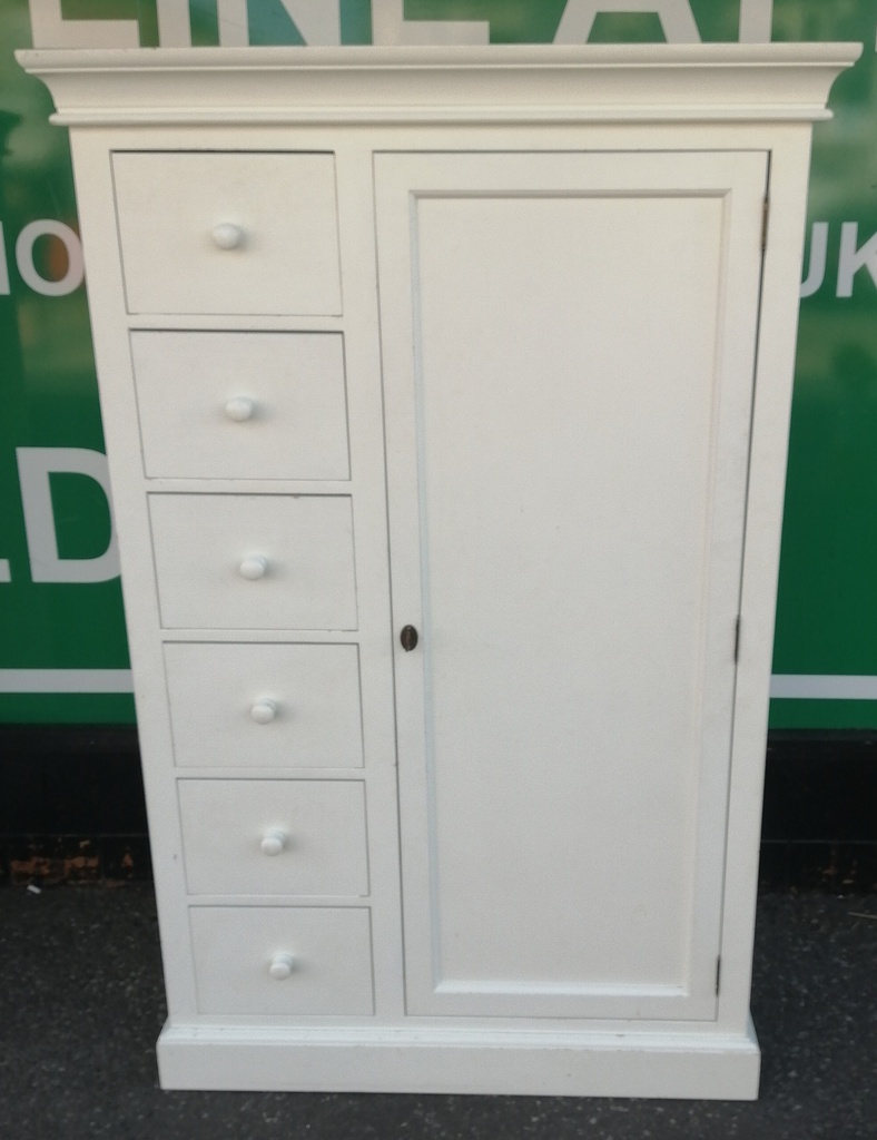 Lovely White Combi Wardrobe