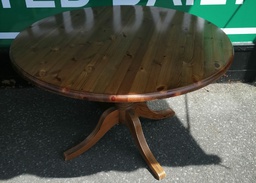 [HF19072] 3ft9" DUCAL Round Pine Table