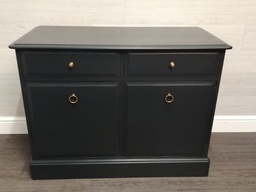 [HF15724] neat stag painted sideboard