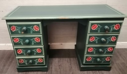 [HF17168] STUNNING PINE PAINTED DRESSING /DESK