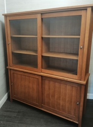 [HF17502] Sliding door glazed display unit