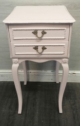 [HF17507] Pink Marie Antoinette Style Bedside Table