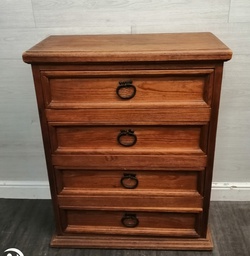 [HF17903] QUALITY MEXICAN PINE WELLINGTON CHEST