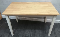 [HF18080] RUBBER WOOD DINING TABLE