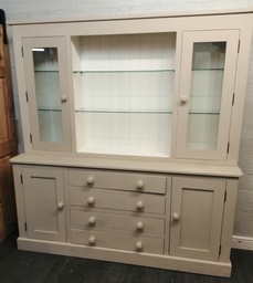 [HF18090] LARGE PAINTED PINE DRESSER
