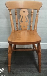 [HF18116] SINGLE FIDDLE BACK DINING CHAIR