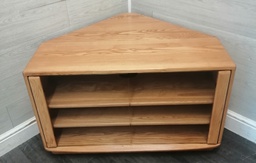 [HF18245] QUALITY MODERN ERCOL WINDSOR TV BENCH/STAND