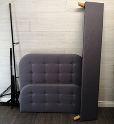 [HF18740] Lovely 4ft Modern Grey Ottoman Bed Frame