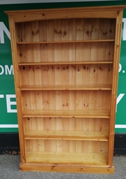 [HF18956] LARGE SOLID PINE BOOKCASE