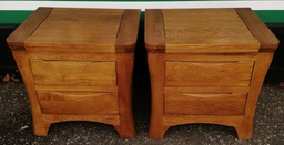 [HF18975] pair of bedside chests Orrick range furniture village
