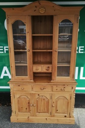 [HF19053] Part glazed pine dresser