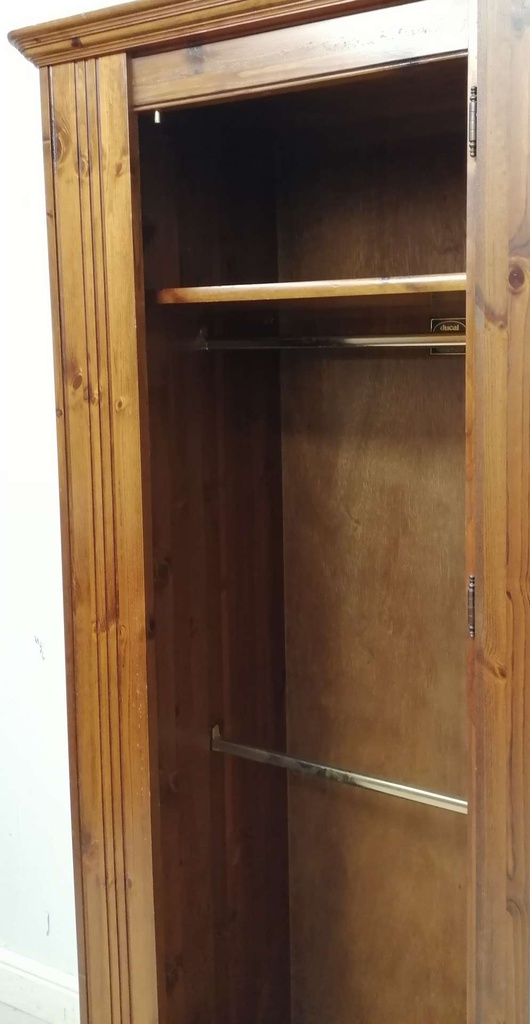 DUCAL Pine Single Wardrobe