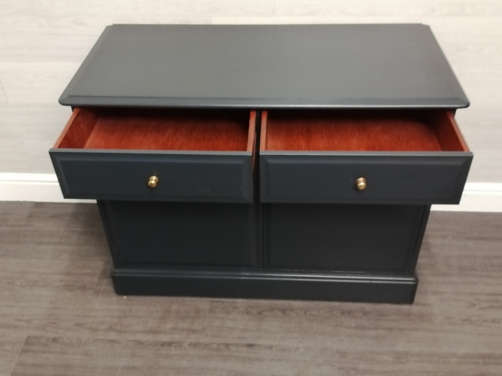 neat stag painted sideboard