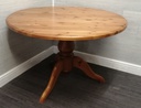 3FT 8" ROUND solid PINE TABLE