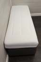 2ft 6" small single divan base and mattress set