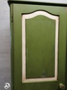 Stunning green paint solid pine wardrobe