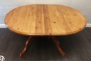 Quality large Oval Pine Extending Dining Table