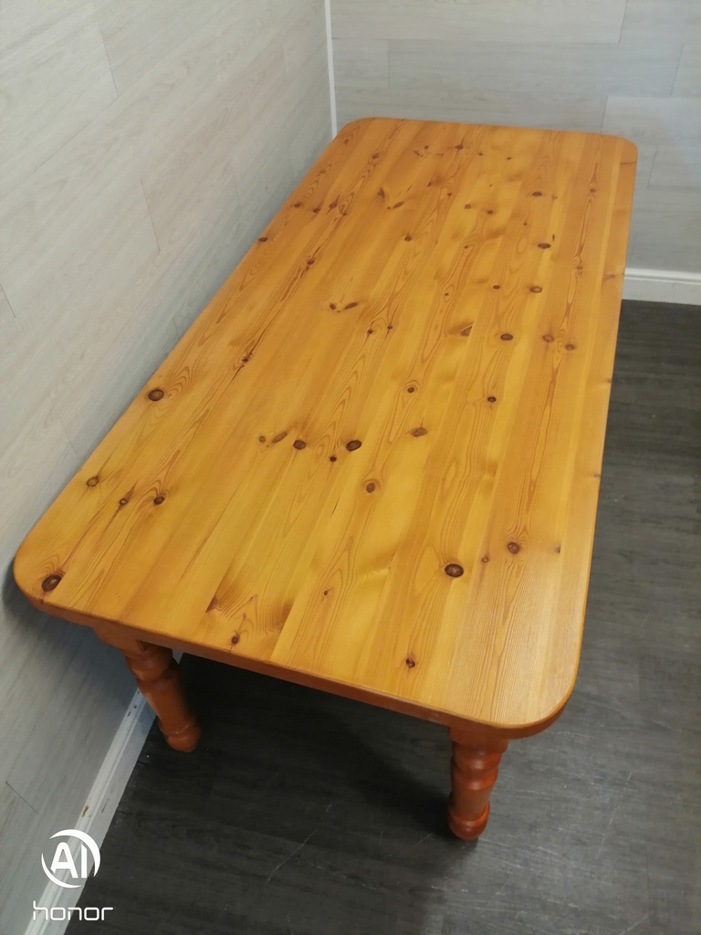 6FT PINE DINING TABLE