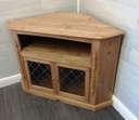 Quality Solid Pine large Tv Corner Unit