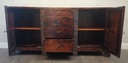 Great dark wood triple sideboard