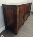 Great dark wood triple sideboard