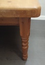 5FT SOLID PINE CHUNKY TOP DINING TABLE