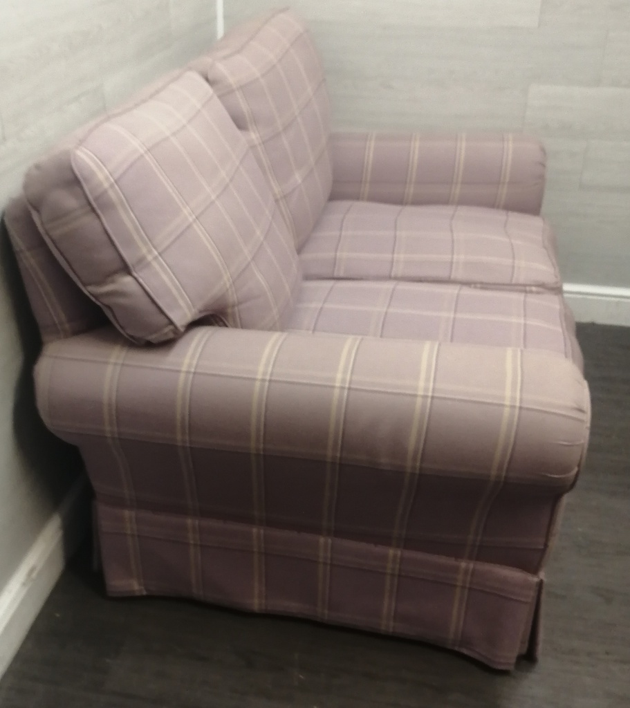 Lovely laura ashley neat check sofa