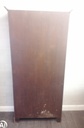 MAHOGANY REPRO DARK WOOD BOOKCASE