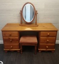 Solid pine dressing table set