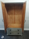 Lovely painted pine wardrobe