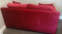 Lovely  cranberry red two seater sofa