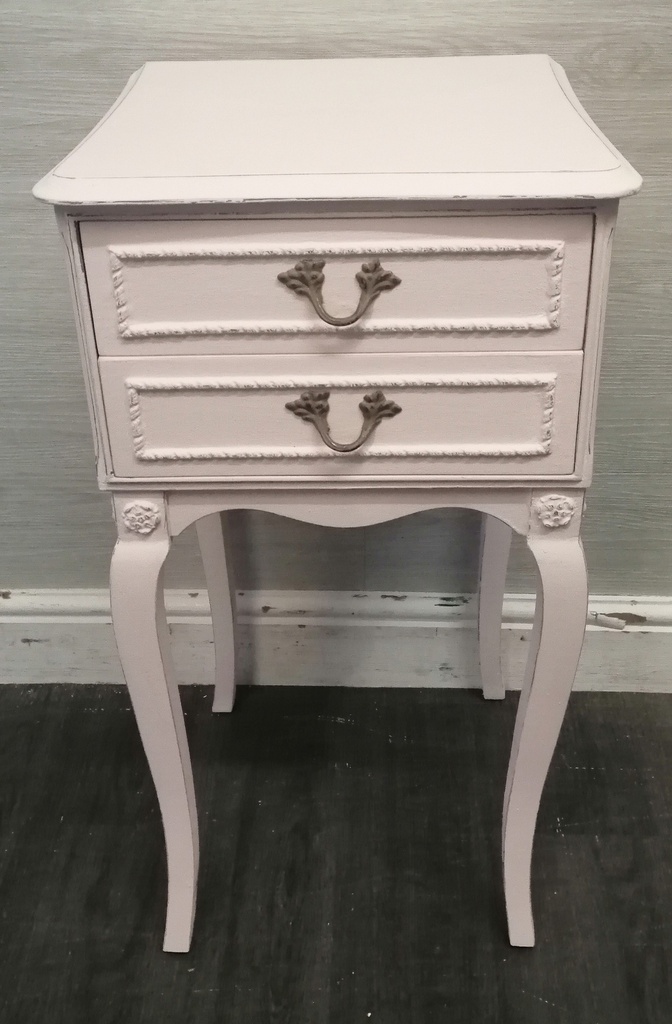 Pink Marie Antoinette Style Bedside Table